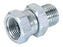 Adaptador hidráulico 1/2'' BSP Macho x 1/2'' BSP Fêmea giratória (S.3455)