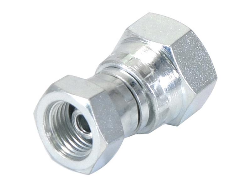 Adaptador hidráulico 1/4'' BSP Fêmea giratória x 3/8'' BSP Fêmea giratória (S.3492)