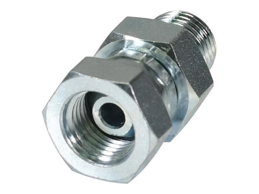 Adaptador hidráulico 1/4'' BSP Macho x 1/4'' BSP Fêmea giratória (S.3493)