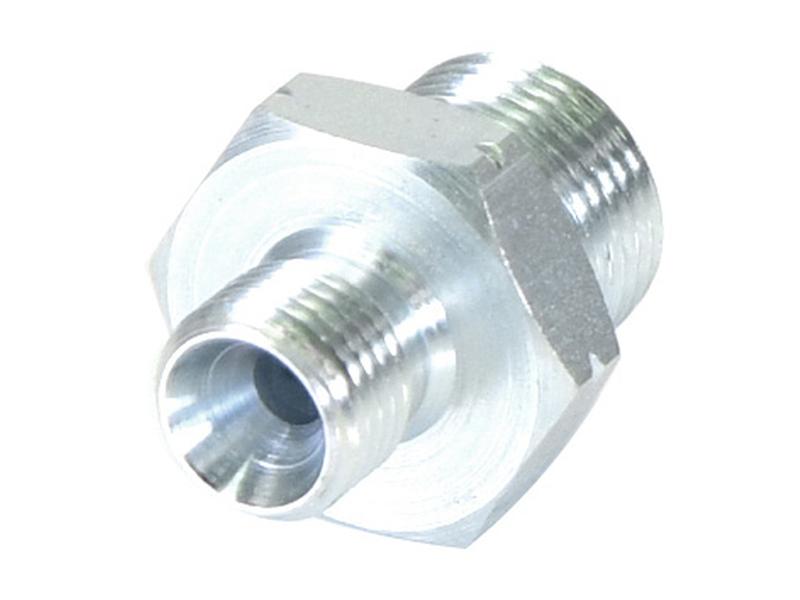 Adaptador hidráulico M18 x 1.50 Métrica Macho x 1/4'' BSP Macho (S.35026)