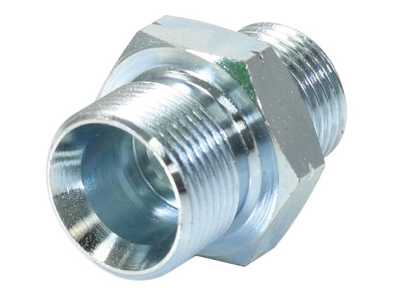 Adaptador hidráulico M24 x 1.50 Métrica Macho x 1/2'' BSP Macho (S.35030)