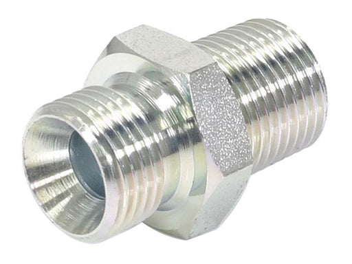 Adaptador hidráulico 1/2'' NPTF Macho x 1/2'' BSP Macho (S.35053)
