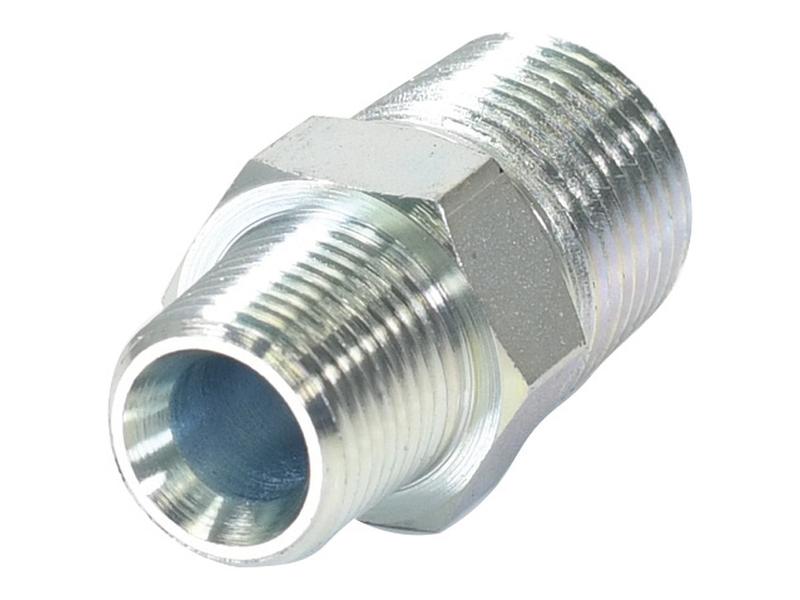 Adaptador hidráulico 3/8'' NPTF Macho x 1/2'' NPTF Macho (S.35065)