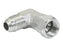 Adaptador hidráulico 9/16'' JIC Macho x 9/16'' JIC Fêmea giratória 90° (S.35082)