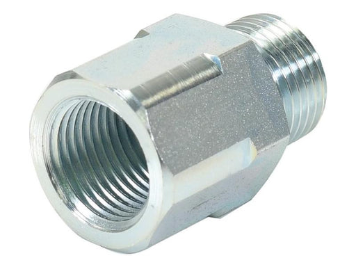 Adaptador hidráulico 1/2'' BSP Macho x 1/2'' BSP Fixo Fêmea (S.35103)