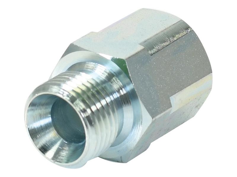 Adaptador hidráulico 1/2'' BSP Macho x 1/2'' BSP Fixo Fêmea (S.35103)