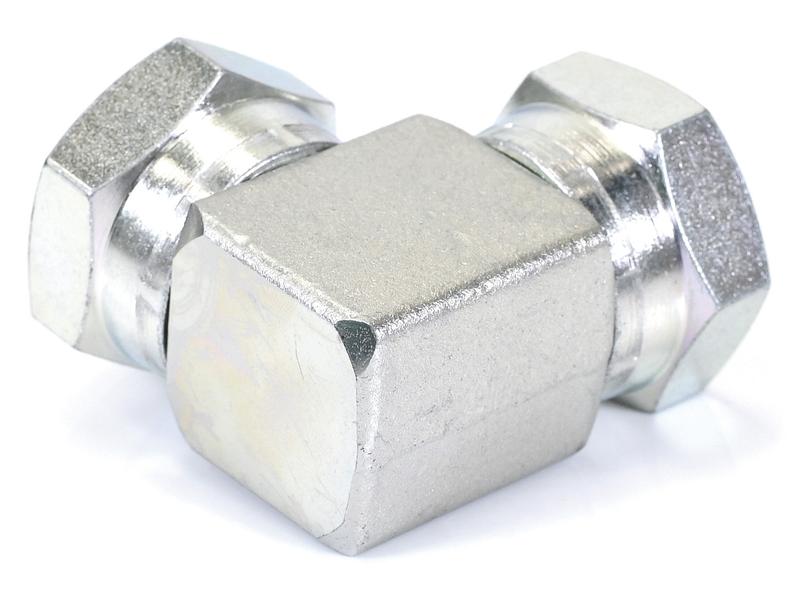 Adaptador hidráulico 3/4'' BSP Fêmea giratória x 3/4'' BSP Fêmea giratória 90° (S.35120)