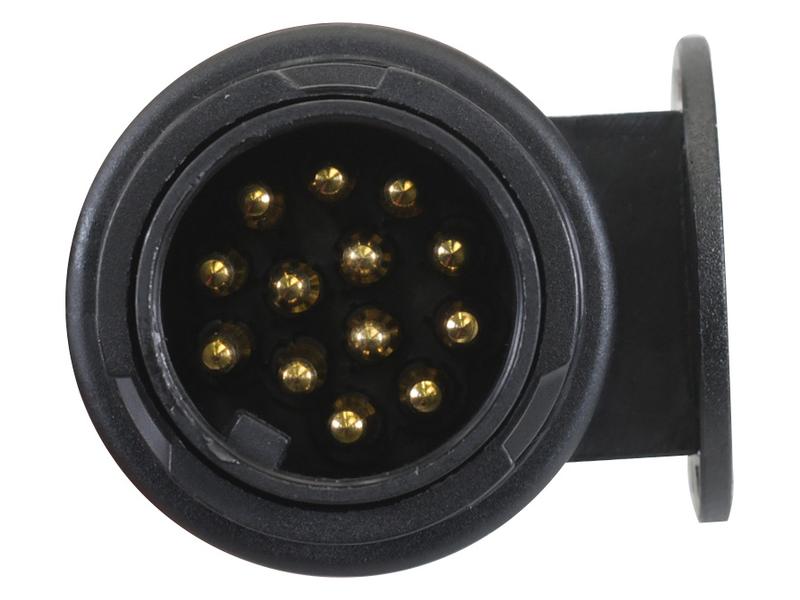 Ficha 13 ligações - Macho Com Screw Connectors Plástico (S.35503)
