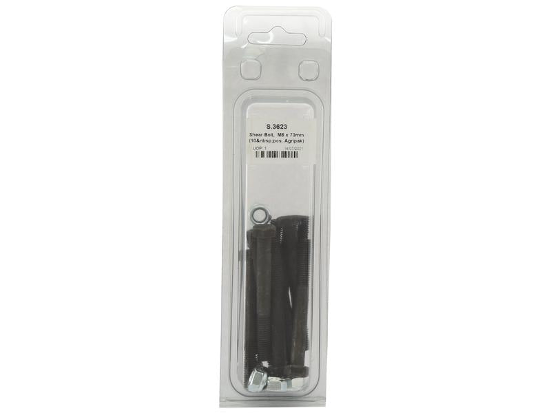 Fusivel, M8 x 1.25x70mm (10 un. Agripak) (S.3623)