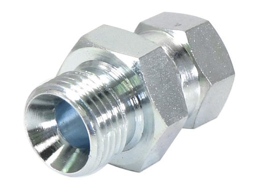 Adaptador hidráulico 1/2'' BSP Macho x 3/8'' BSP Fêmea giratória (S.3732)