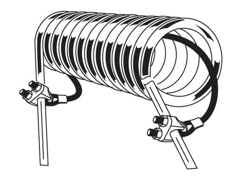 Kit de fixação, Para mola 8mm, (S.3845)