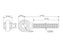 Olhal 3º ponto - 1-1/8 UNC - Cat.2 (Ø25mm) (S.384)