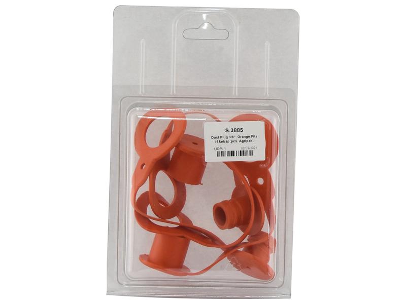 Agripak 4 un. Sparex Tampa 3/8'' laranja (S.3885)