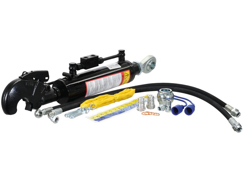 3º Ponto Hidraulico (Cat.2/2 (Ø25/25mm)) Olhal e Q.R CBM Gancho, Diametro interno Cilindro: 63mm, Comprimento minimo : 637mm. (S.399866)