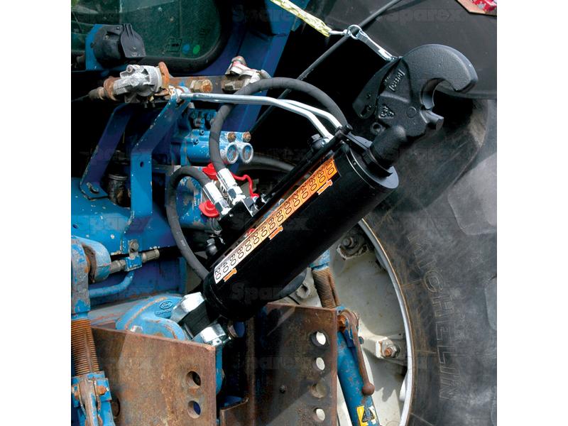 3º Ponto Hidraulico (Cat.2/3 (Ø25/32mm)) Articulação e Q.R CBM Gancho, Diametro interno Cilindro: 90mm, Comprimento minimo : 565mm. (S.399892)