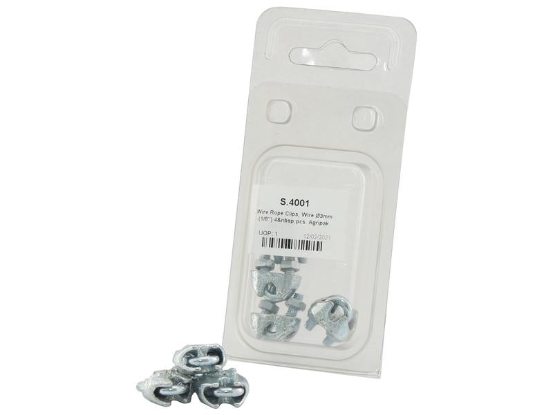 Agripak 4 un. Serra Cabos 3mm (1/8'') (S.4001)
