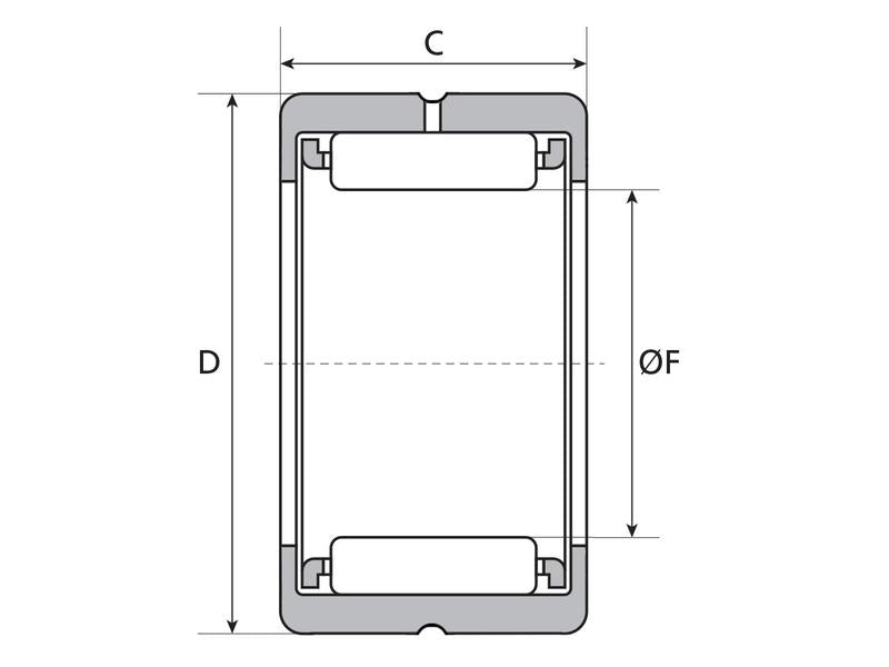 Sparex Rolamento de agulhas (202816) (S.40515)