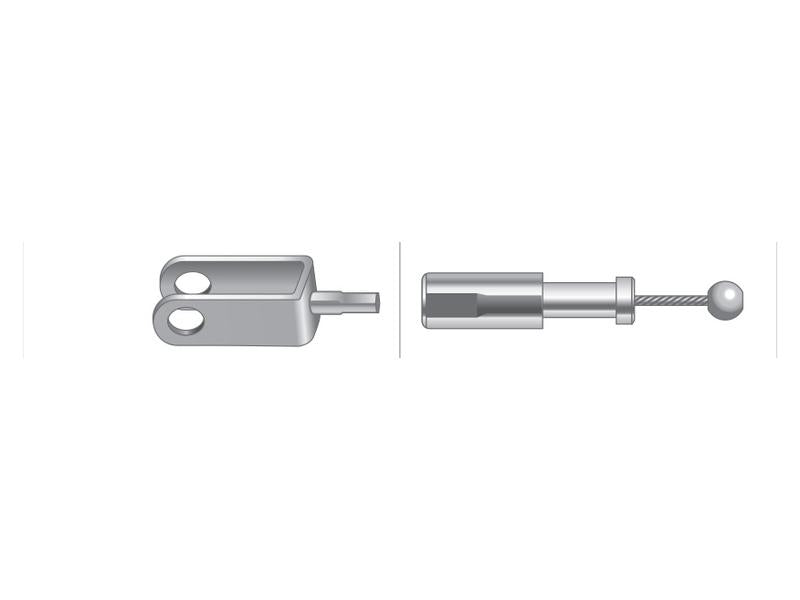 Cabo acelerador - Comp: 1885mm, Comprimento externo do cabo: 1740mm. (S.43207)