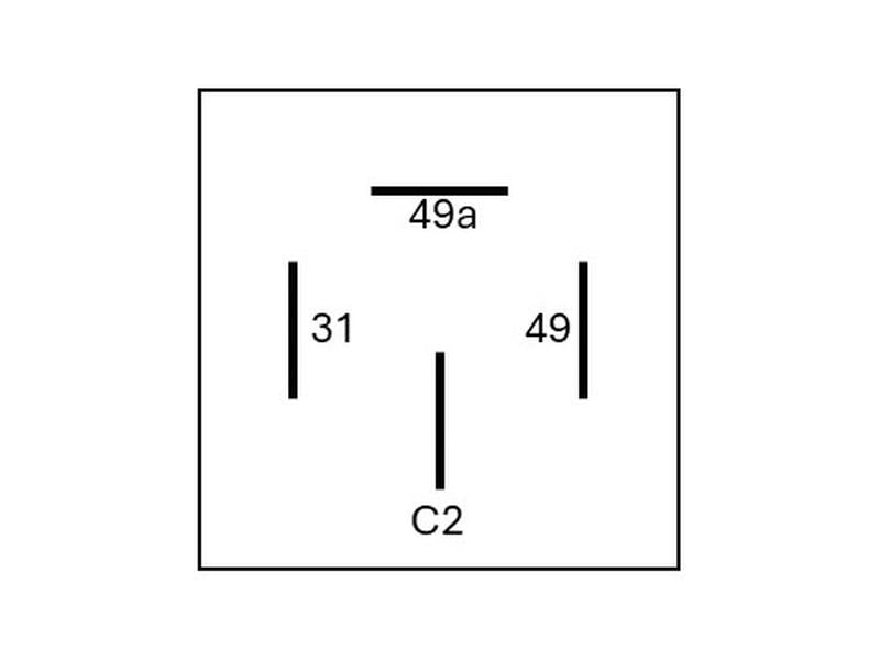 Relé 12V Aplicavel em: 1696565M1 (S.43933)