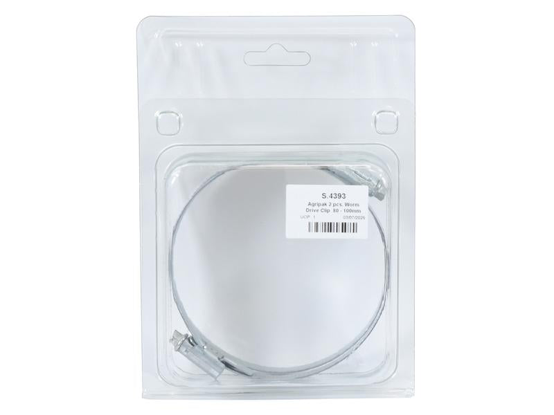 Agripak 2 un. Abraçadeira 80 - 100mm (S.4393)
