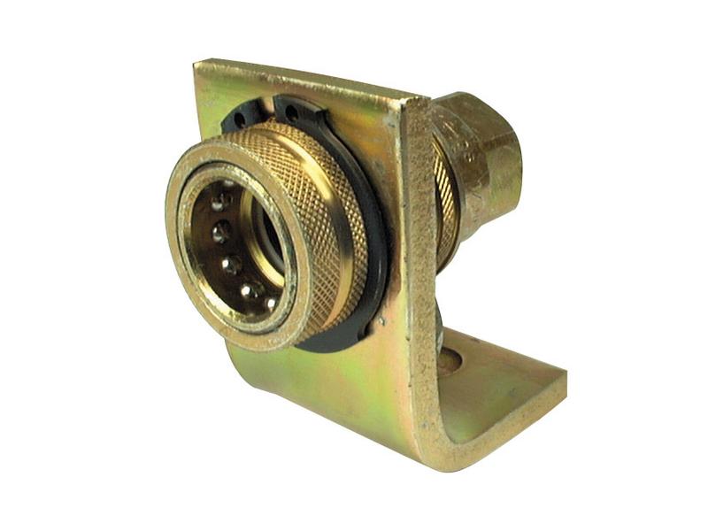 Sparex Conjunto de valvula de libertação rápida hidráulico Fêmea 1/2'' Tamanho corpo x 1/2'' BSP Rosca fêmea (S.4410)