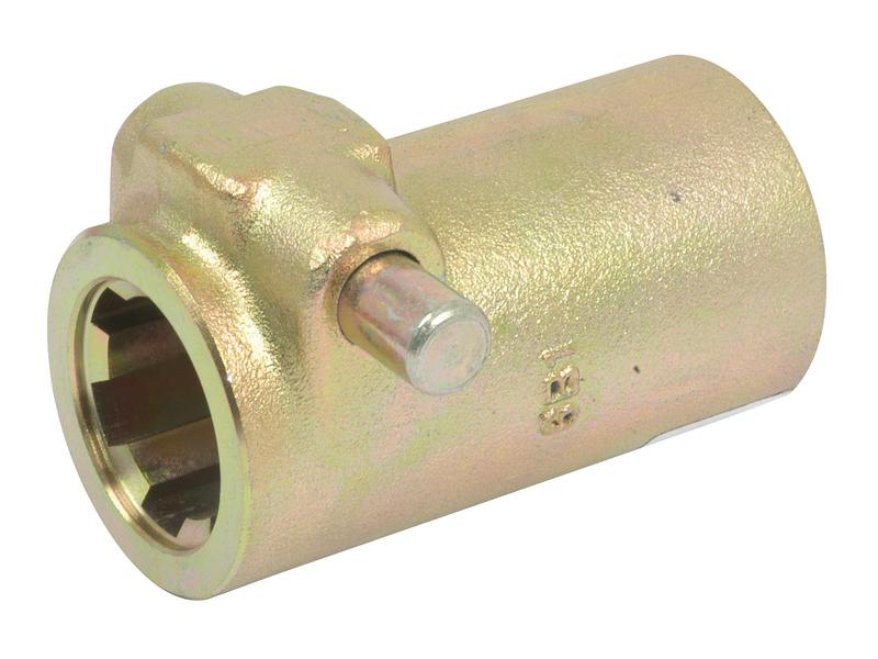 PTO Casquilho - Estria Femea 1 3/8'' - 6 Com Quick Release Pin. (S.4467)
