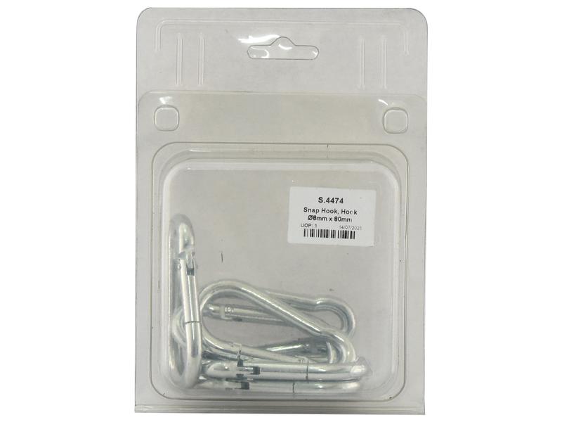 Agripak 6 un. Mosquetão 8 x 80mm (S.4474)