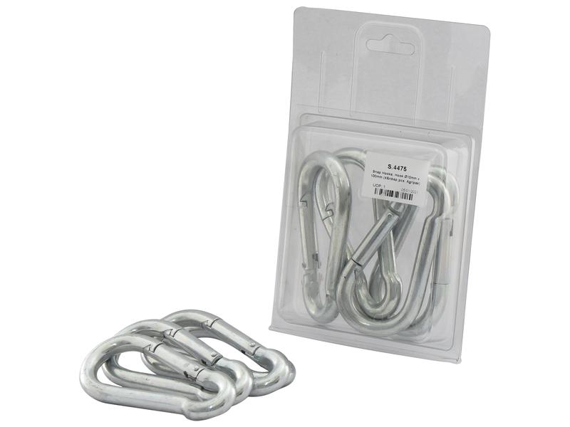 Agripak 4 un. Mosquetão 10 x 100mm (S.4475)