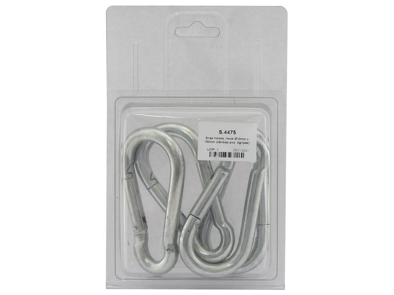 Agripak 4 un. Mosquetão 10 x 100mm (S.4475)