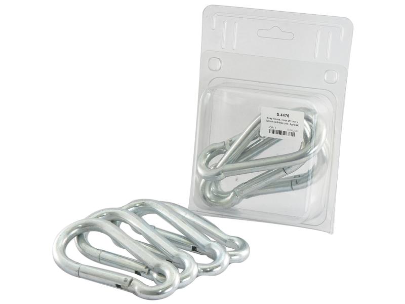 Agripak 4 un. Mosquetão 11 x 120mm (S.4476)