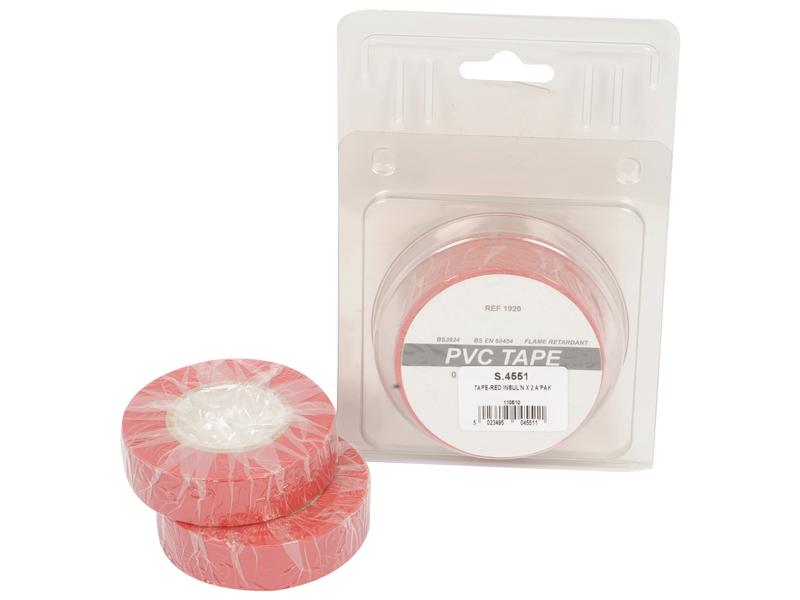 Agripak Fita Isoladora 19mm x 20m Vermelho (S.4551)