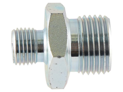 Adaptador hidráulico 1/4'' BSP Macho x 1/2'' BSP Macho (S.4677)