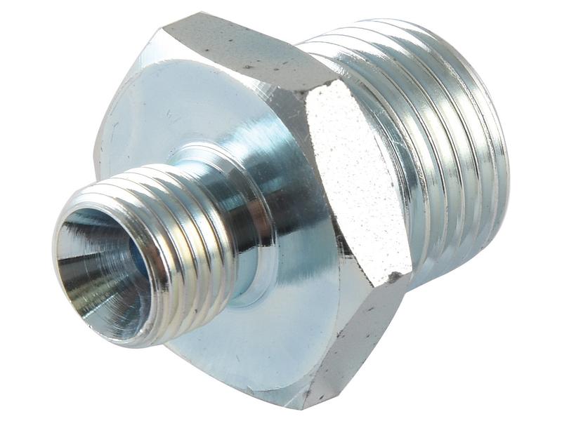 Adaptador hidráulico 1/4'' BSP Macho x 1/2'' BSP Macho (S.4677)