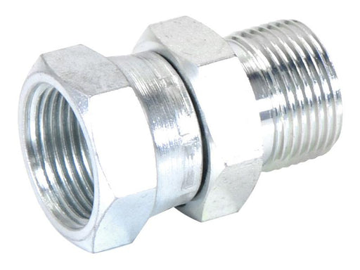 Adaptador hidráulico 3/4'' BSP Macho x 3/4'' BSP Fêmea giratória (S.4685)