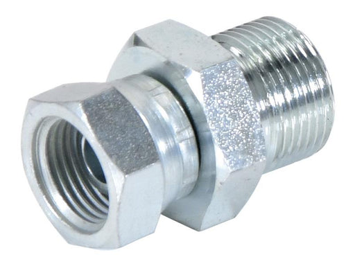 Adaptador hidráulico 3/4'' BSP Macho x 1/2'' BSP Fêmea giratória (S.4688)