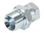 Adaptador hidráulico 3/4'' BSP Macho x 1/2'' BSP Fêmea giratória (S.4688)
