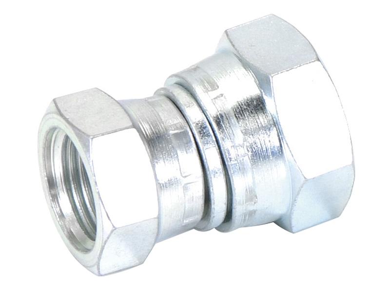 Adaptador hidráulico 1/2'' BSP Fêmea giratória x 3/4'' BSP Fêmea giratória (S.4690)