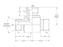 Peça hidráulica em T 1/2'' BSP Macho x 1/2'' BSP Macho x 3/8'' BSP Macho (S.4699)