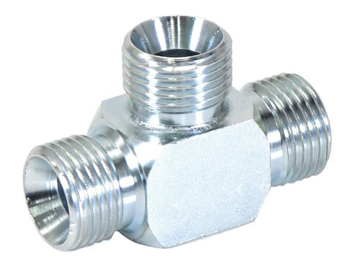 Peça hidráulica em T 1/2'' BSP Macho x 1/2'' BSP Macho x 1/2'' BSP Macho (S.4700)