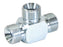 Peça hidráulica em T 1/2'' BSP Macho x 1/2'' BSP Macho x 1/2'' BSP Macho (S.4700)
