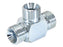 Peça hidráulica em T 1/2'' BSP Macho x 1/2'' BSP Macho x 1/2'' BSP Macho (S.4700)