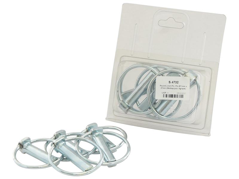 Agripak 5 un. Cavilha de mola 11mm x 47mm (S.4732)