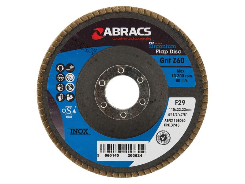 Disco de lamelas Ø115 x 10 x 22mm - 60 Grit (S.50139)