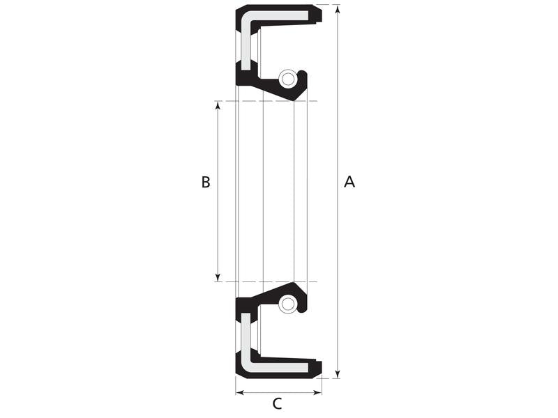 Retentor 35 x 70 x 12mm Lábio simples (S.50291)