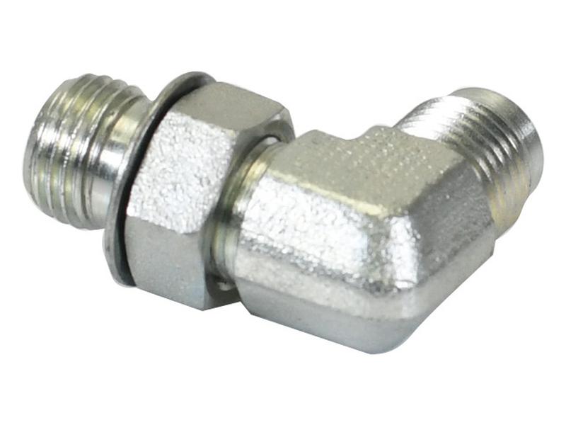 Adaptador hidráulico 1/2'' JIC Macho x 1/2'' UNF Macho 90° Tubo forjado posicional em forma de T (S.52153)