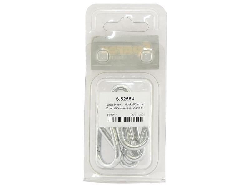 Agripak 5 un. Mosquetão 5 x 50mm (S.52564)