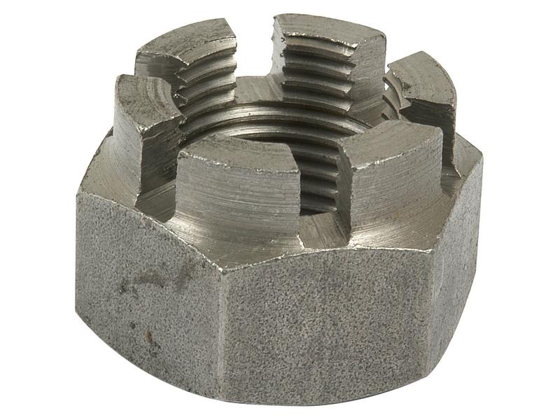 Porca castelada, Tamanho da rosca: 7/8'' UNF (DIN or Standard No. DIN 935) Resistência à tração: 8.8 (S.5308)