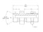 Adaptador hidráulico 3/4'' BSP Macho x 3/4'' BSP Macho Anteparo com porca de bloqueio (S.55989)