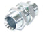Adaptador hidráulico 3/4'' BSP Macho x 3/4'' BSP Macho Anteparo com porca de bloqueio (S.55989)