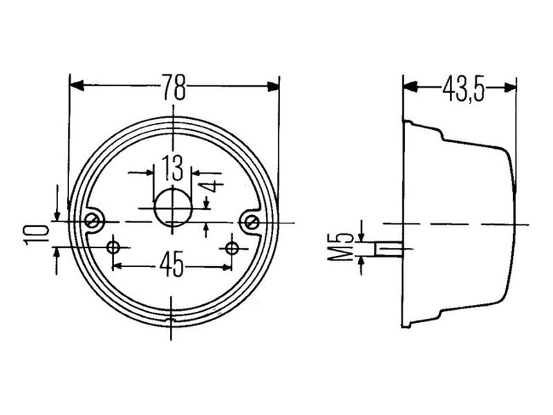 Farolim Traseiro 12V, Esq./Dt. (S.56096)